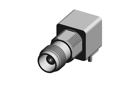 TE Connectivity Right Angle Standard 50Ω PCB Mount TNC Connector, Solder Termination, Coaxial