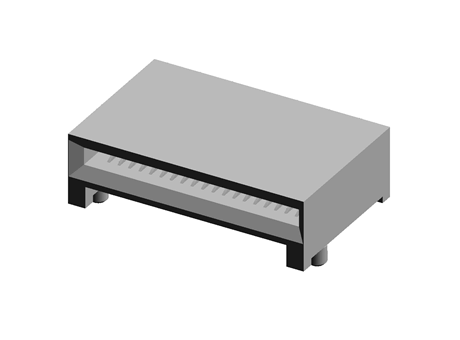TE Connectivity 38 Way Female QSFP+ Connector