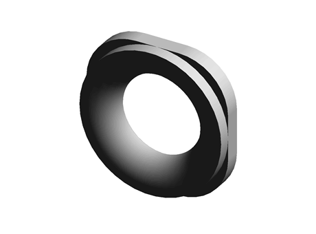 TE Connectivity, Grey Locating Cable Bushing, 6.9mm Bundle Diameter