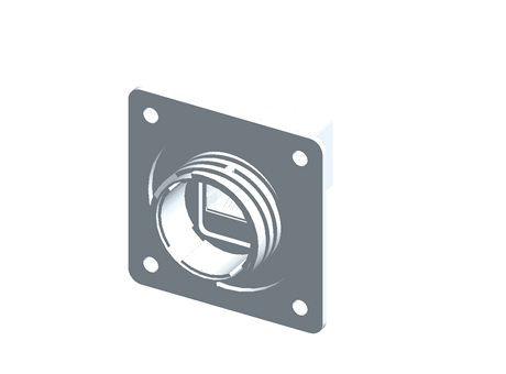 TE Connectivity Female Panel Mount RJ45 Receptacle
