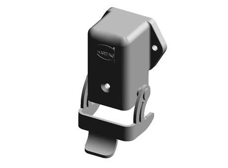 Han A Series 4 + PE Way Female 10A Panel Kit, includes Female Insert, Hood