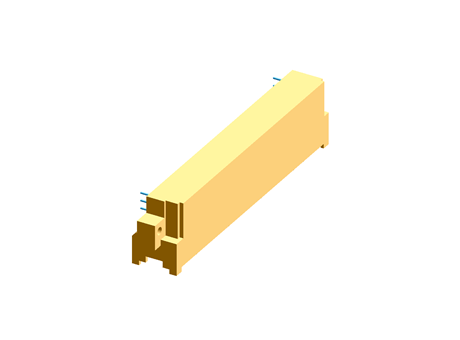 Harting DIN 41 612 Series, 48 Way Right Angle Rectangular Connector Plug, 2.54mm Pitch