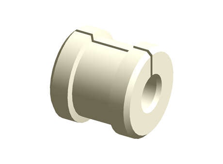 Harting Black Thermoplastic Rubber 7.8mm Round Cable Grommet for 7  8mm Cable Dia.