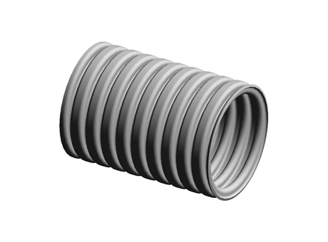Flexicon FPAS Plastic Flexible Conduit Black 34mm 25m
