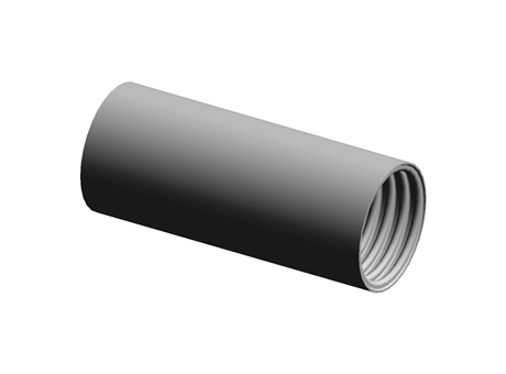 Flexicon LTP PVC Coated Galvanised Steel Flexible, Liquid Tight Conduit Black 40mm 10m