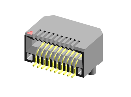 0.80 mm SFP+ Edge Card Connector