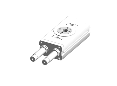 Dbl Shaft Rotary Actuator 180 deg