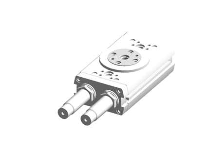 Dbl Shaft Rotary Actuator 180 deg