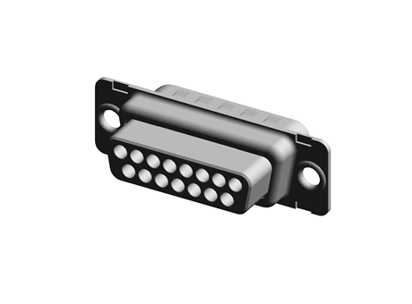 Amphenol FCI 8656 Series 2.74mm Pitch Straight Crimp D-sub Connector, Plug, 15 Pin