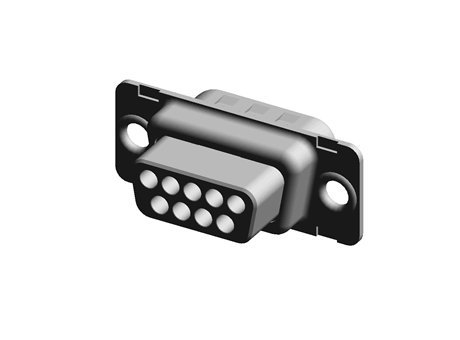 Amphenol FCI 8656 Series 2.74mm Pitch Straight Crimp D-sub Connector, Plug, 9 Pin