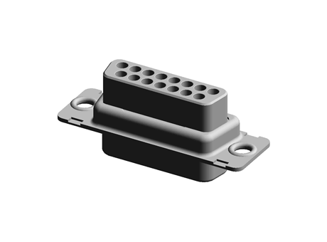 Amphenol FCI 8656 Series 2.74mm Pitch Straight Crimp D-sub Connector, Socket, 15 Pin