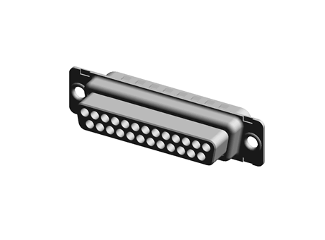 Amphenol FCI 8656 Series 2.76mm Pitch Straight Crimp D-sub Connector, Plug, 25 Pin