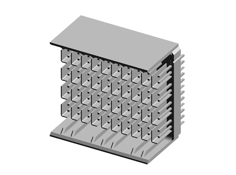 Connector,HM Zd,recpt,vertical,80 Way