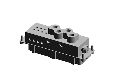 Connector, Female Insert, 24 Positions