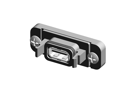 AccliMate IP68 Sealed Rect USB Panel Con