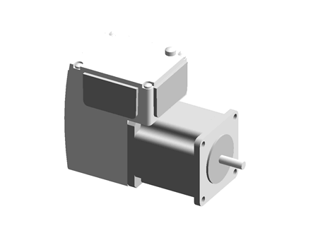 integrated drive ILS with stepper motor