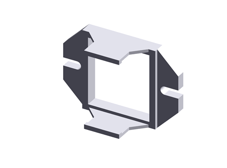 Mounting Adaptor with Fixing Lugs for use with RPM Series Power Relay