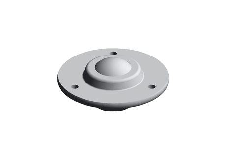 Mild steel flange fitting BTU,32mm ball
