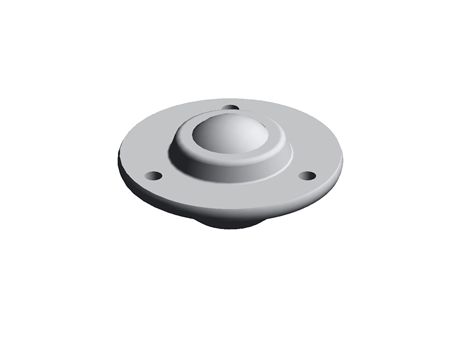 Mild steel flange fitting BTU,40mm ball