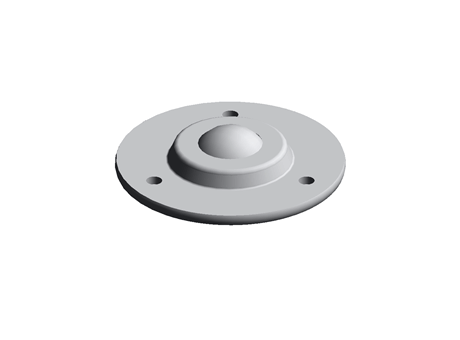 S/steel flange fitting BTU,25mm ball dia