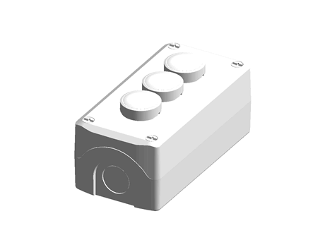 Botón pulsador con carcasa Schneider Electric Retorno por Resorte Roscado 6 A ac, 550 mA dc IP66, IP67, IP69, IP69K