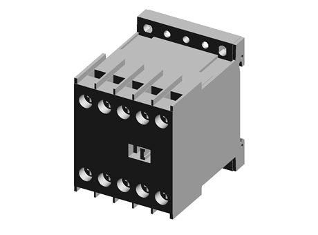 RS Group - Free CAD models - Schneider Electric 3 Pole Contactor - 6 A ...