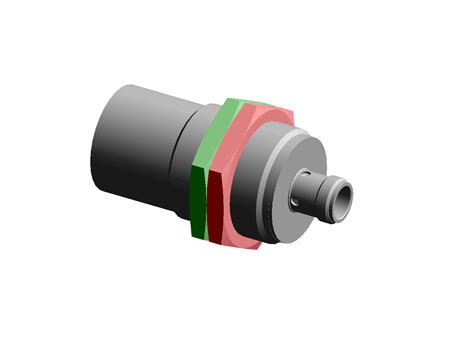 Induction Sensor Cad RS Group - Free CAD models - Inductive sensor IIT232 - TraceParts
