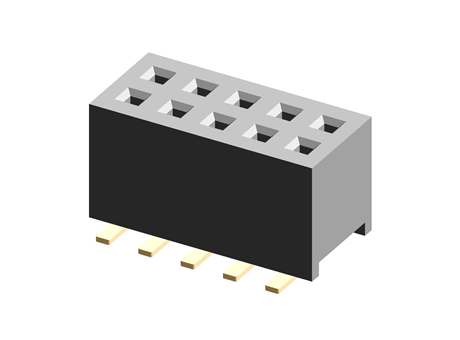 RS Group - Free CAD models - Archer M50 1.27mm SMT PCB socket, 10P ...