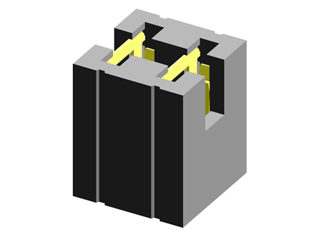 2.54mm MNT series open top shunt, 4P