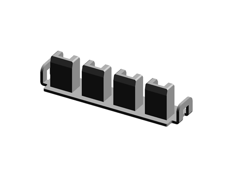 4 way  high power receptacle TPA clip