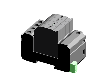 Industrial Surge Protector, 120kA, 250 V ac, DIN Rail Mount