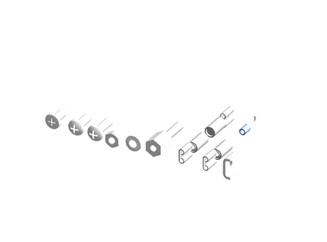 Earthing kit for 6/9U enclosures