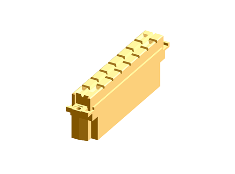 15 way DIN41612 250 blade socket