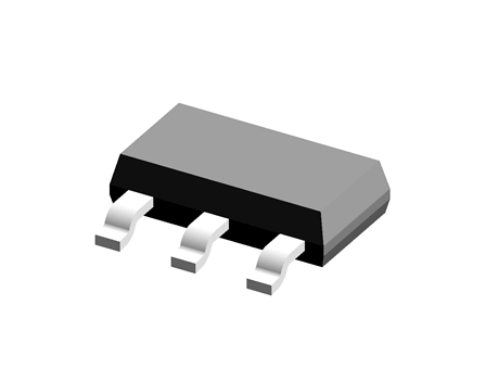 800mA,3.3V,LDO Voltage Reg.,LM1117MP-3.3