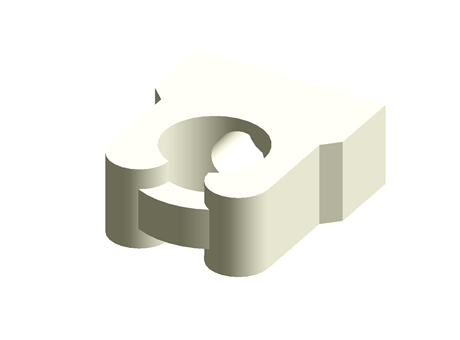Polyethylene KLIP-IT pipe clip, 20mm