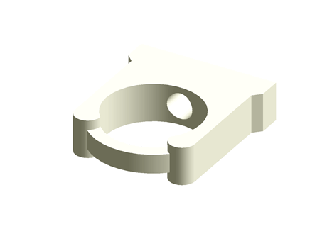 Polyethylene KLIP-IT pipe clip, 63mm