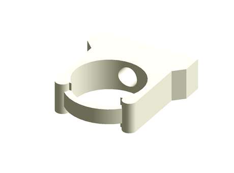 Polyethylene KLIP-IT pipe clip, 50mm