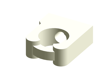 Polyethylene KLIP-IT pipe clip ,25mm
