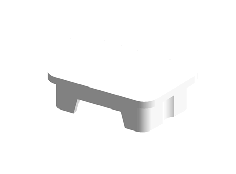 9w white plastic male Dsub dustcover