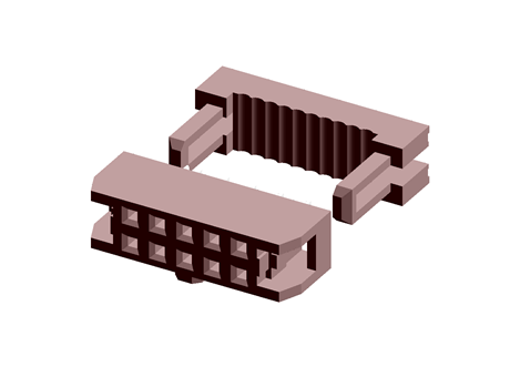 10w IDC socket 2mm pitch