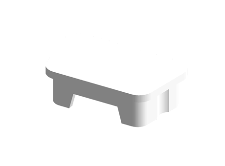 9w white plastic female Dsub dustcover