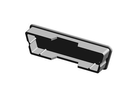 25w white plastic female Dsub dustcover
