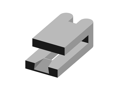 TE Connectivity AMPMODU Series, Key for use with AMPMODU Mod II Series