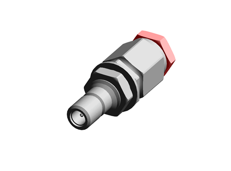 TE Connectivity Cable Mount SMB Connector, 50Ω Impedance, Solder Termination