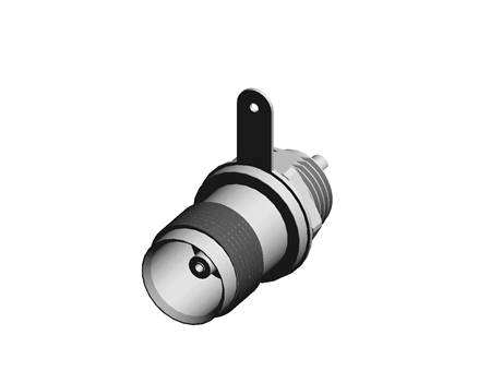 TE Connectivity Straight 50Ω Panel Mount TNC Connector, Solder Termination