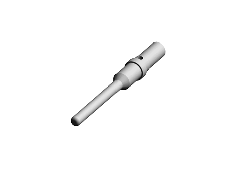 TE Connectivity 1 Way Crimp Pin Connector Plug