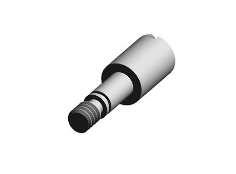 TE Connectivity .112-40 UNC-2A Knurled Screw Suitable For D-sub
