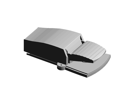 Interruptor de pedal, Contacto 2 NA / 2 NC, IP66, Plástico, 270 mA a 250 V dc, 3 A a 240 V ac, 250V, 240V