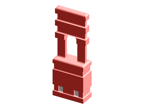 14mm Jumper Socket with handle Red