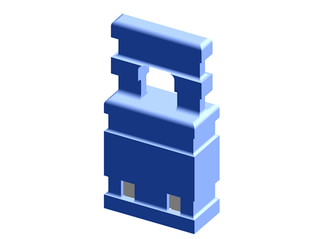 10mm Jumper Socket with handle Blue